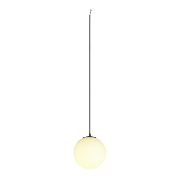 SLV 1008139 SUN 20, Pendelleuchte, E27, offenes Kabelende, 1x max. 40 W, matt schwarz