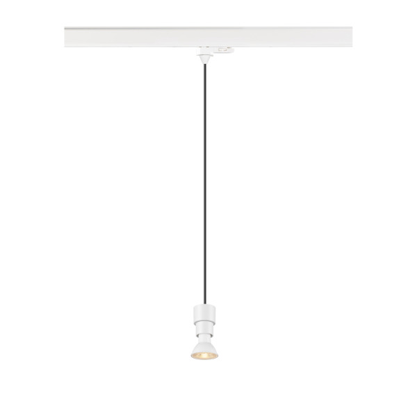 SLV 1008211 PURI 2.0 Basic, 3~ Pendelleuchte, GU10, Pendellänge 200 cm, 1x max. 6 W, weiß