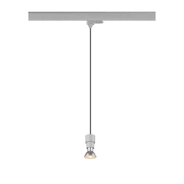 SLV 1008212 PURI 2.0 Basic, 3~ Pendelleuchte, GU10, Pendellänge 200 cm, 1x max. 6 W, grau
