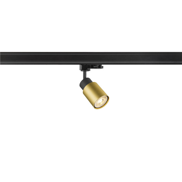 SLV 1008267 PURI 2.0 Tube, 3~ Spot, GU10, 1x max. 6 W, schwarz / gold