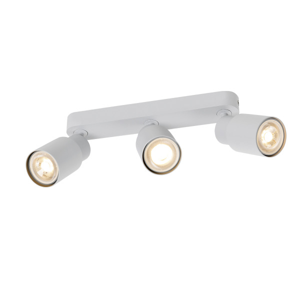 SLV 1008323 PURI 2.0 Tube, Wand- und Deckenaufbauleuchte, long, 3 x max. 6 W GU10, grau