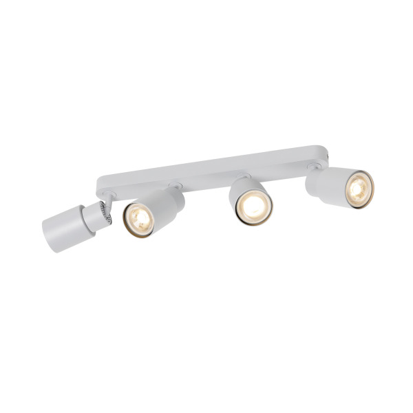 SLV 1008347 PURI 2.0 Tube, Wand- und Deckenaufbauleuchte, long, 4 x max. 6 W GU10, grau