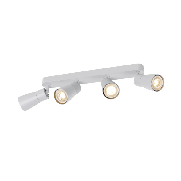 SLV 1008355 PURI 2.0 Dome, Wand- und Deckenaufbauleuchte, long, 4 x max. 6 W GU10, grau