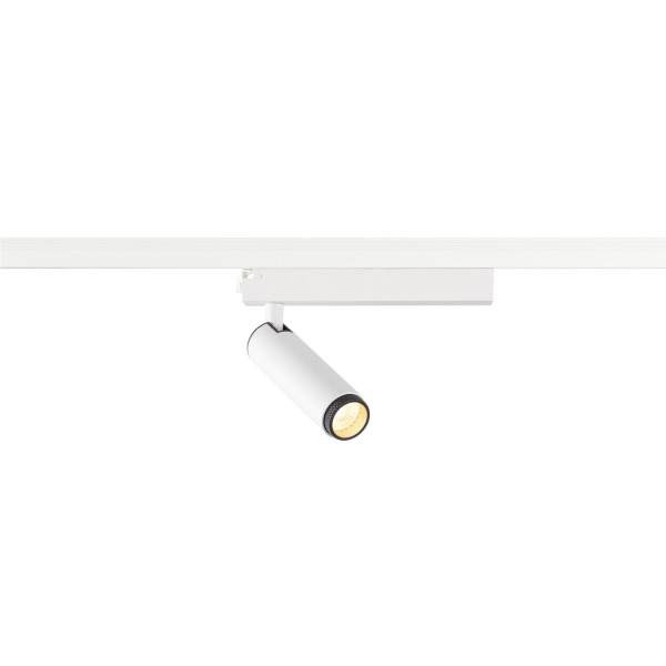 SLV 1008400 GRIP! S, 1~ Spot, zylindrisch, 2000-3000 K, 11 W, Dim-to-Warm, PHASE, 29°, weiß / schwarz