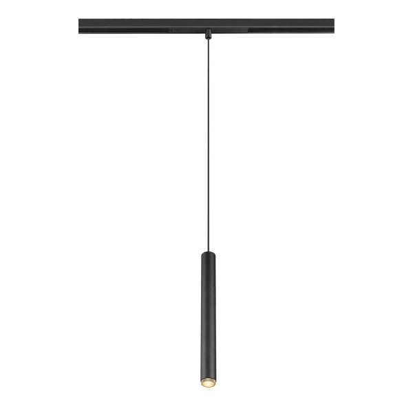SLV 1008456 GRIP! S, 48V Pendelleuchte, Pendellänge 200 cm, 2700 K, 29°, DALI, schwarz / gold