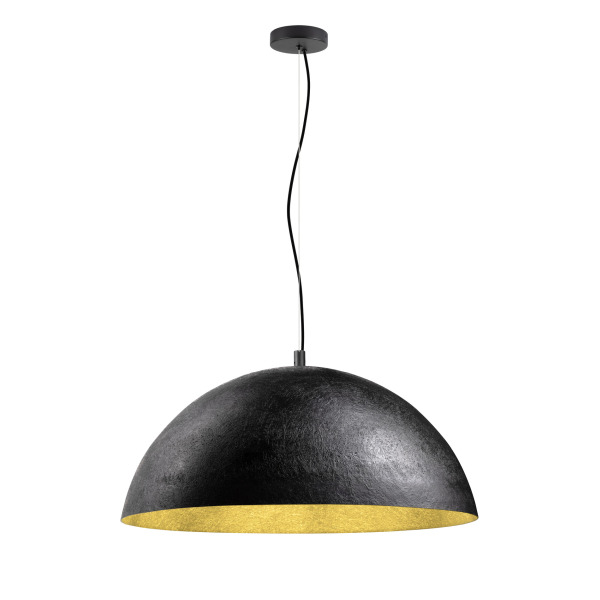 SLV 1008538 FORCHINI 70, Pendelleuchte, E27, Pendellänge 150 cm, 1x max. 40 W, matt schwarz / matt gold