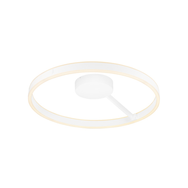 SLV 1008555 ONE, Wand- und Deckenaufbauleuchte, rund, 2700/3000 K, 23 W, DALI, Touch, 130°, weiß