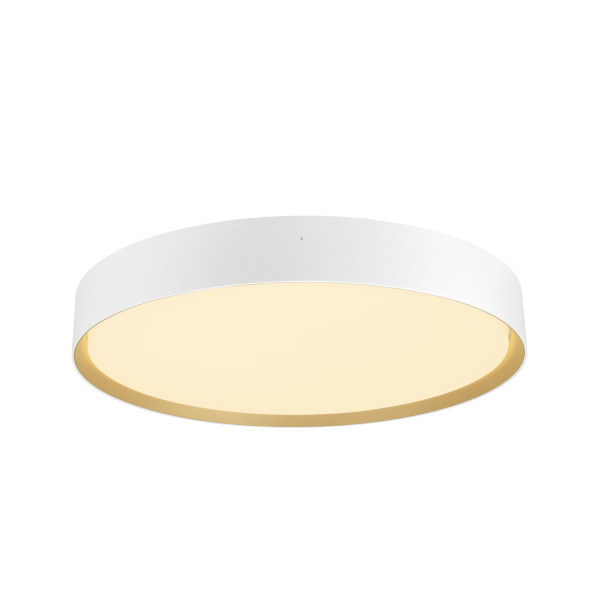 SLV 1008583 DECONA 42, Deckenaufbauleuchte, rund, 2700/3000 K, 23 W, PHASE, weiß / gold
