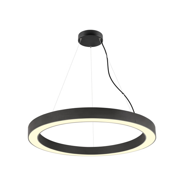 SLV 1008593 MEDO® RING 90, Pendelleuchte, Pendellänge 300 cm, 3000/4000 K, 110°, DALI, Touch, schwarz