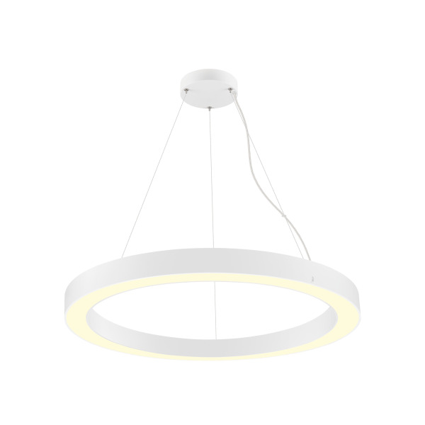 SLV 1008594 MEDO® RING 90, Pendelleuchte, Pendellänge 300 cm, 3000/4000 K, 110°, DALI, Touch, weiß