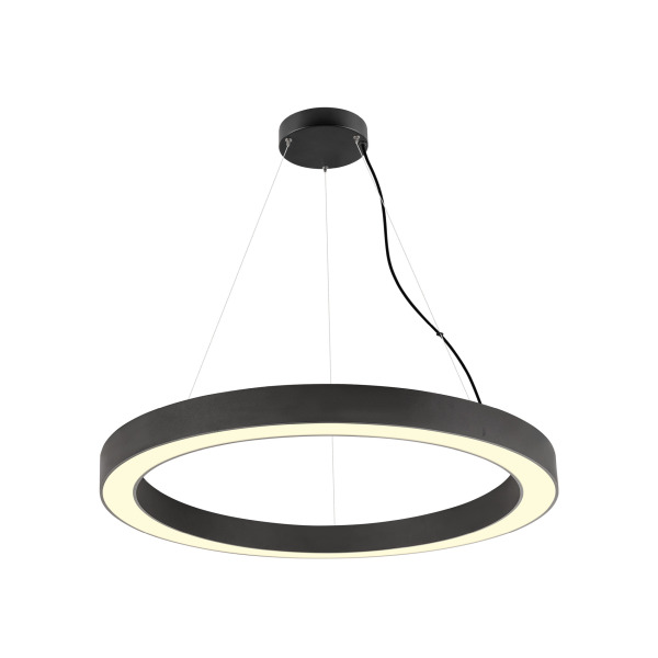 SLV 1008595 MEDO® RING 90, Pendelleuchte, Pendellänge 300 cm, 3000/4000 K, 110°, PHASE, schwarz