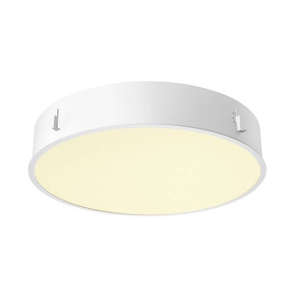 SLV 1008633 MEDO® 60, Deckeneinbauleuchte, frame, 3000/4000 K, 80°, IP20, rund, weiß
