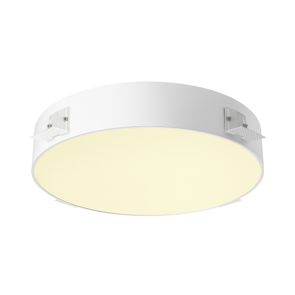 SLV 1008634 MEDO® 60, Deckeneinbauleuchte, frameless, 3000/4000 K, 80°, IP20, rund, weiß