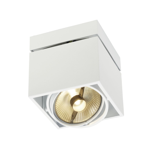 SLV 117101 KARDAMOD, Deckenleuchte, einflammig, QPAR111, eckig, weiß, max. 75 W