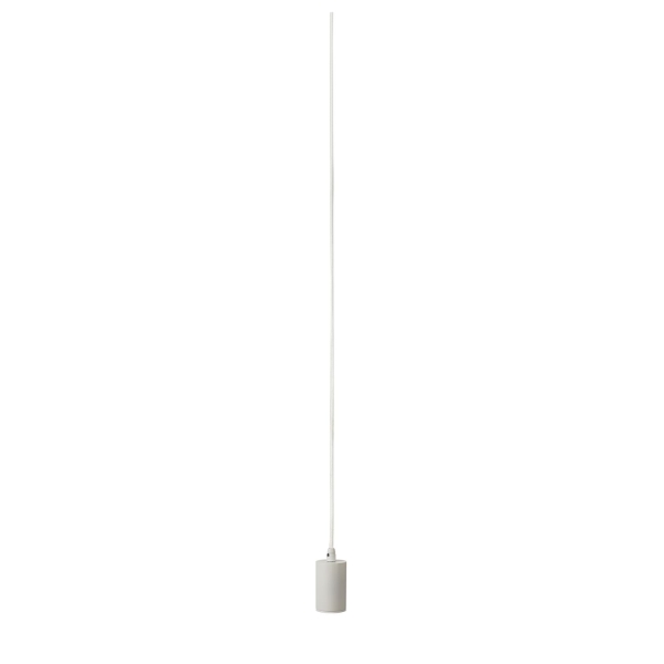 SLV 132691 FITU, Pendelleuchte, A60, rund, weiß, 5 m Kabel mit offenem Kabelende, max. 60 W