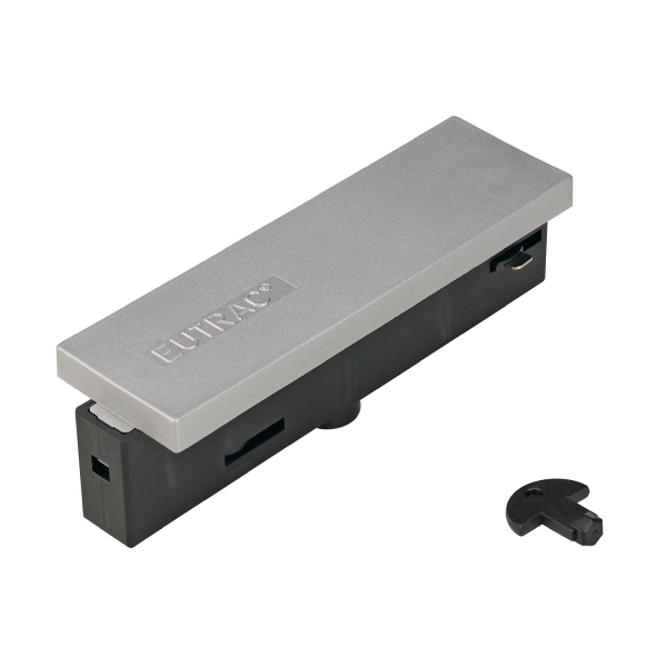 SLV 145534 MITTELEINSPEISER, für EUTRAC® Hochvolt 3Phasen-Aufbauschiene, silbergrau