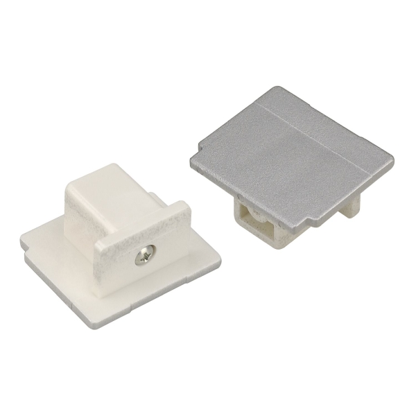 SLV 145594 ENDKAPPE, für EUTRAC® Hochvolt 3Phasen-Aufbauschiene, silbergrau