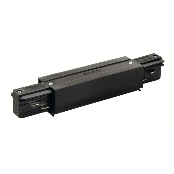 SLV 145660 EUTRAC® Längsverbinder mit Einspeisemöglichkeit, schwarz