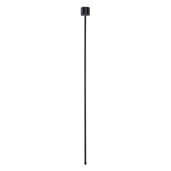 SLV 145710 PENDELABHÄNGUNG, für EUTRAC® Hochvolt 3Phasen-Aufbauschiene, starr, schwarz, 120 cm, M13 Gewinde