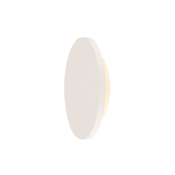SLV 148091 PLASTRA, Wandleuchte, LED, 3000 K, rund, weißer Gips, Ø 26 cm