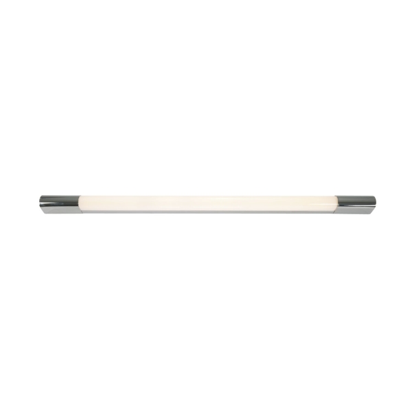 SLV 149772 TRUKKO 90, Wandleuchte, LED, 3000 K, chrom/weiß, H 90 cm, inkl. LED- Treiber