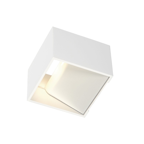 SLV 151321 LOGS IN, Wandleuchte, LED, 3000 K, eckig, weiß, inkl. LED-Treiber