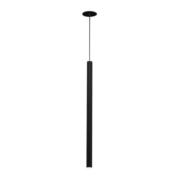 SLV 158400 HELIA 30, Pendelleuchte, LED, 3000 K, rund, schwarz, flache Rosette zum Einbau, 7,5 W