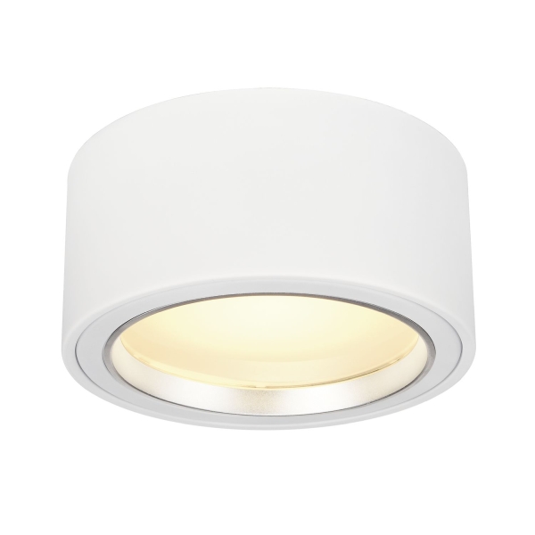 SLV 161461 FERA 25, Deckenleuchte, LED, 3000 K, rund, weiß, 1800 lm, max. 21 W, inkl. LED-Treiber
