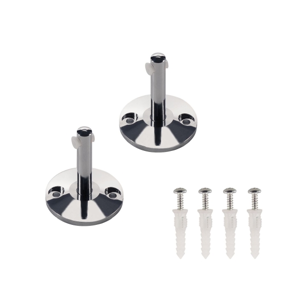 SLV 186332 UMLENKER, für Tenseo Niedervolt-Seilsystem, chrom, 2 Stück, 6 cm