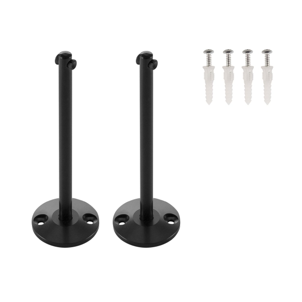 SLV 186340 UMLENKER, für TENSEO Niedervolt-Seilsystem, lang, schwarz, 2 Stück