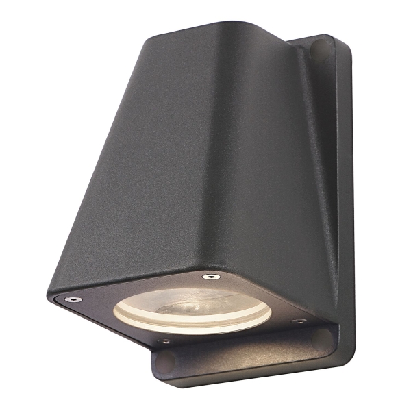 SLV 227195 WALLYX, Outdoor Wandleuchte, QPAR51, IP44, anthrazit, max. 50 W