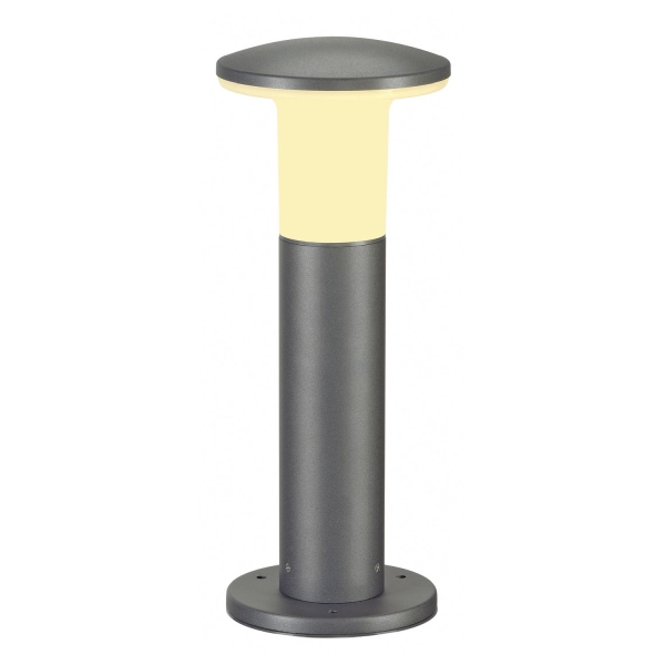 SLV 228935 ALPA MUSHROOM 45, Outdoor Standleuchte, TC-(D,H,T,Q)SE, IP55, steingrau, Ø/H 16/40 cm, max. 24 W