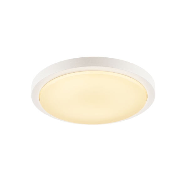 SLV 229971 AINOS, Deckenleuchte, LED, 3000 K, rund, weiß, mit Sensor