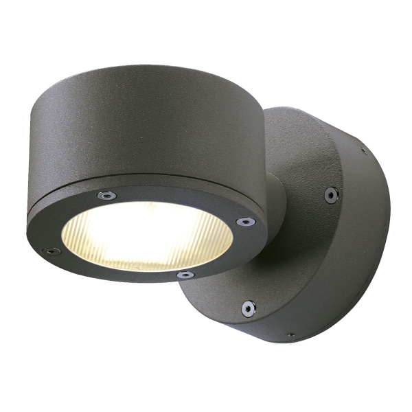 SLV 230355 SITRA, Outdoor Wandleuchte, einflammig, TCR-TSE, IP44, anthrazit, max. 9 W