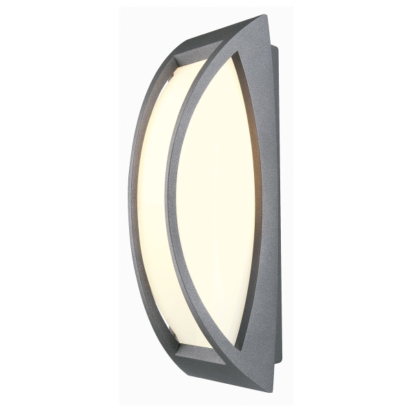 SLV 230445 MERIDIAN, Outdoor Wand- und Deckenleuchte, TC-(D,H,T,Q)SE, IP54, anthrazit, max. 25 W