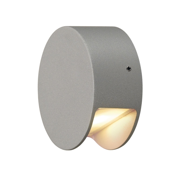 SLV 231012 PEMA®, Wandleuchte, LED, 3000 K, IP55, silbergrau, 4 W