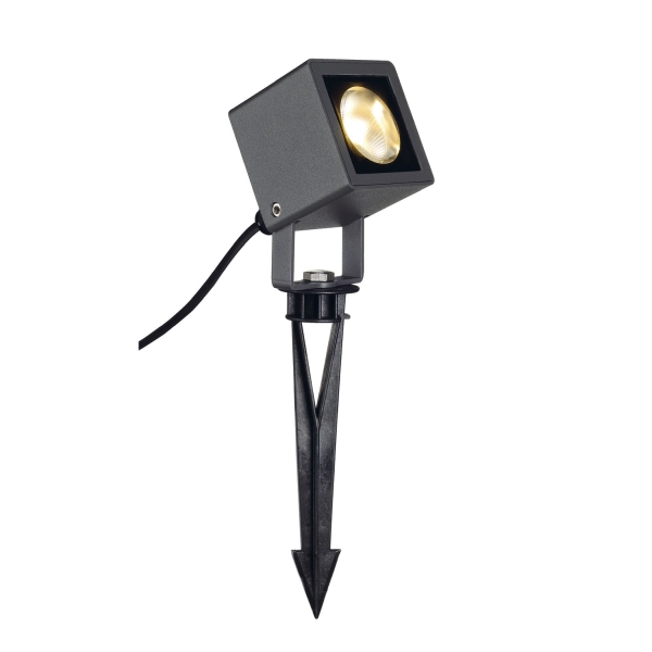 SLV 231035 NAUTILUS 10 Outdoor Spiessleuchte LED 3000K IP65 eckig anthrazit 9W