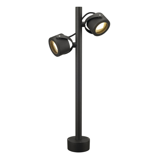 SLV 231505 SITRA 360, Outdoor Standleuchte, zweiflammig, TCR-TSE, IP44, anthrazit, max. 18 W