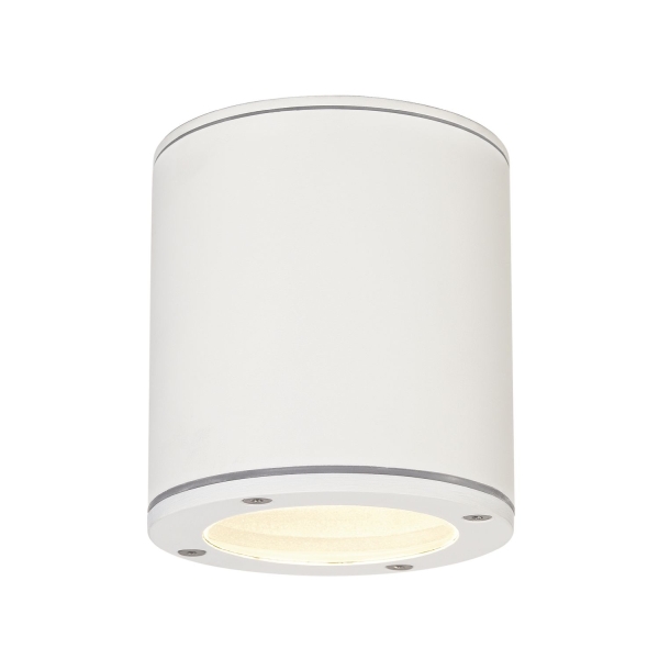 SLV 231541 SITRA, Outdoor Deckenleuchte, TCR-TSE, IP44, rund, weiß, max. 9 W