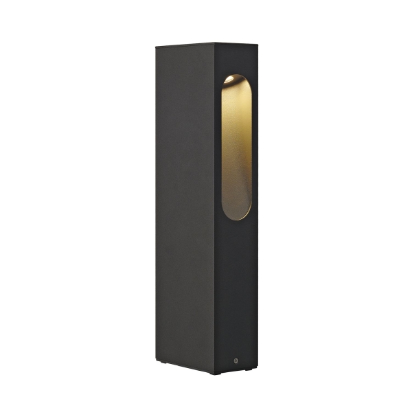 SLV 232135 SLOTBOX 40, Outdoor Standleuchte, LED, 3000 K, IP44, eckig, anthrazit, L/B/H 12/7/40, 4 W
