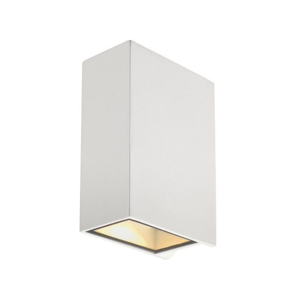 SLV 232441 QUAD UP/DOWN 15 Wandleuchte LED 3000 K IP44 eckig up/down weiß 32 W