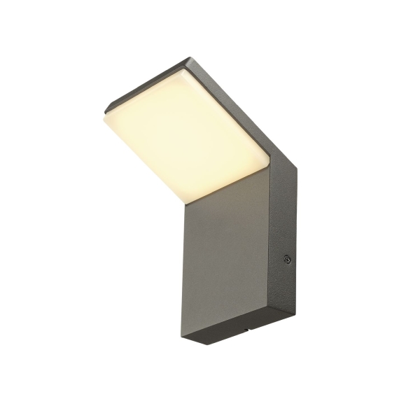 SLV 232905 ORDI, Outdoor Wandleuchte, LED, 3000 K, anthrazit, 9 W