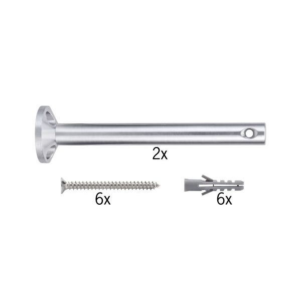 Paulmann 178.06 Seilsystem Montageset Umlenker/Abhängung Chrom matt