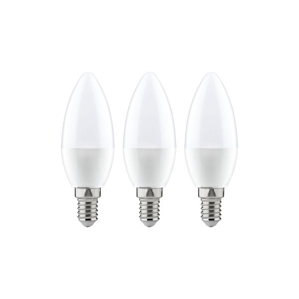 Paulmann 284.26 Standard 230V LED Kerze E14 3er-Pack 3x250lm 3x3,5W 2700K Opal
