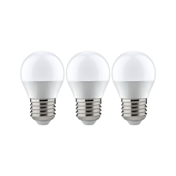 Paulmann 285.78 Standard 230V LED Tropfen E27 3er-Pack 3x250lm 3x3,5W 2700K Opal