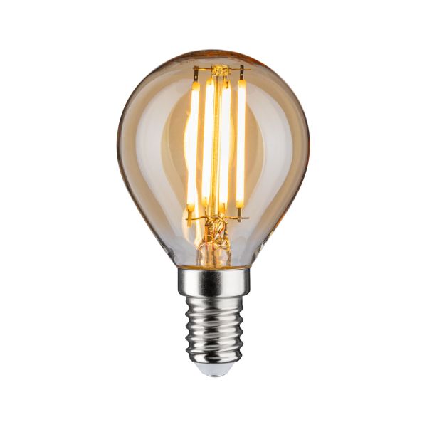 Paulmann 287.12 LED Tropfen 4,7W E14 Gold Goldlicht dimmbar