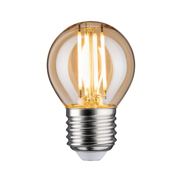 Paulmann 287.13 LED Tropfen 4,7W E27 Gold Goldlicht dimmbar