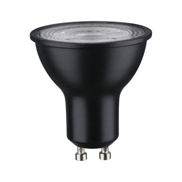 Paulmann 287.54 Standard 230V LED Reflektor GU10 460lm 7W 4000K dimmbar Schwarz matt