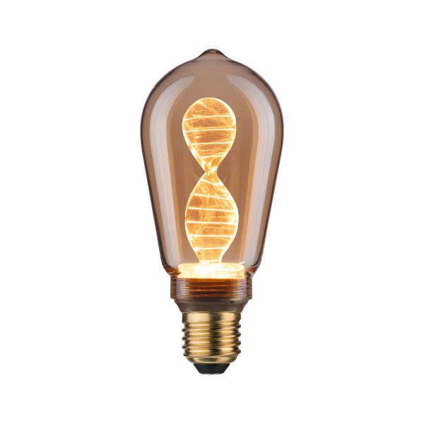 Paulmann 288.85 Inner Glow Edition LED Kolben Helix E27 230V 180lm 3,5W 1800K Gold