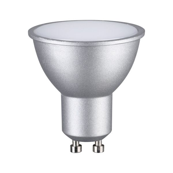 Paulmann 289.26 Standard 230V LED Reflektor GU10 1er-Set 460lm 5,7W 2700K Chrom matt